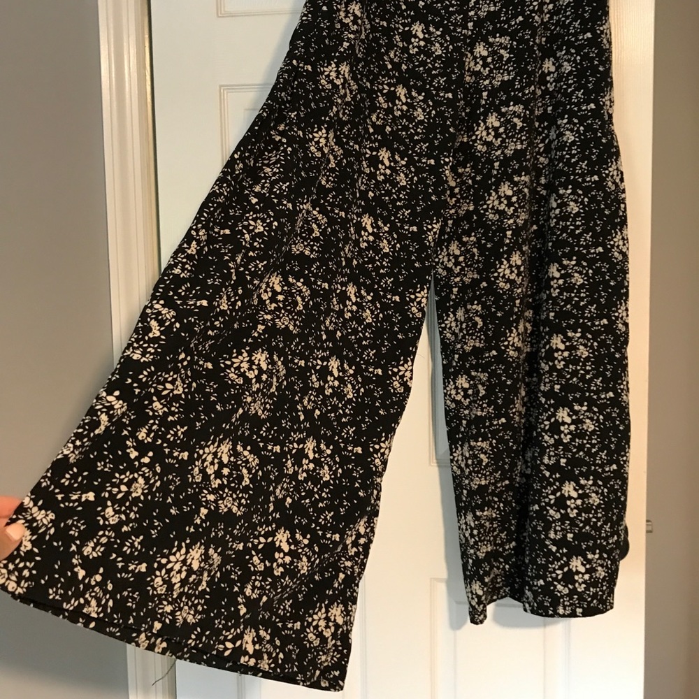 Flowy floral pants